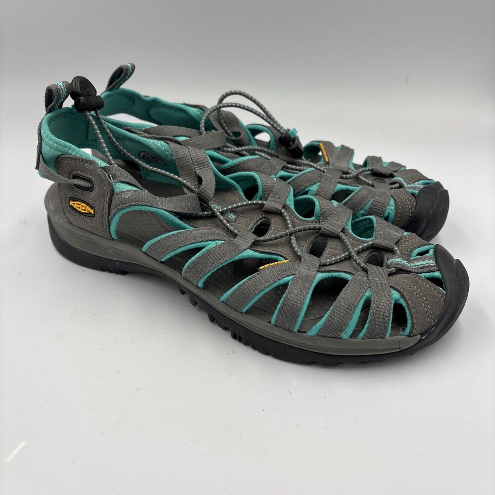 KEEN Whisper Sandal  W 10.5 Closed Toe Sport Teal Dark Shadow - Picture 3 of 8